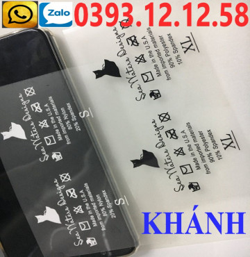 Nhãn ép nhiệt, Tem ép nhiệt, Mác ép nhiệt Quần áo